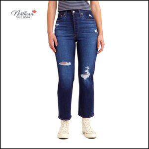 Premium Plus Size Ultra High Rise Straight Ankle Jeans 27 Inseam